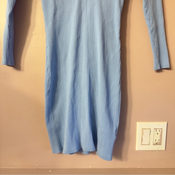 Aritzia Sunday Best Barrymore Sweater Dress Blue Women Size S - Picture 3 of 8